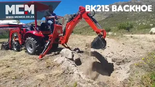 304G2 Dongfeng Tractor with BK215 Backhoe Loader/Digger