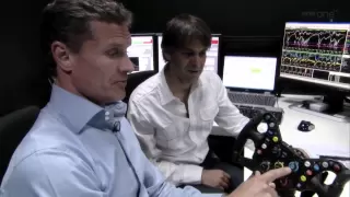 David Coulthard on Red Bull Simulator at Montecarlo