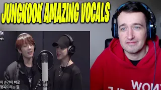 JK VOCALS TO MAKE YOUR DAY BETTER | jungkook's amazing vocals (BTS REACTION!!)