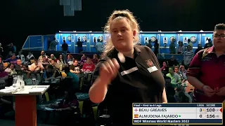 Beau Greaves Vs Almudena Fajardo Winmau World Masters 2022 Ladies Final