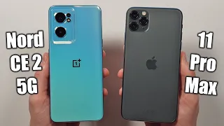 OnePlus Nord CE 2 5G vs iPhone 11 Pro Max 🔥 Speed Test