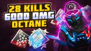 ЗР-219! 28 KILLS & 6000 DAMAGE ON OCTANE.EXE ! октейн гайд апекс легенд реликвия apex legends