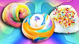 3 x Regenbogen Slime für Claudio | Einfache DIY Rezepte für Mega Slime Spaß in Regenbogen Farben