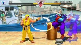 SHIN CYBER AKUMA VS KEN! THE NEW BEST FIGHT YOU''LL SEE IN YOUR ENTIRE LIFE! | @BlueBird021