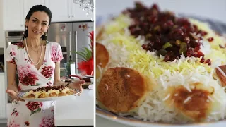 Зерешк Поло - Праздничный Плов Из Риса Басмати - Zereshk Polo - Heghineh Cooking Show in Russian