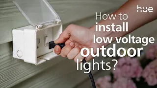 Explore LowVolt outdoor smart lighting from Philips Hue