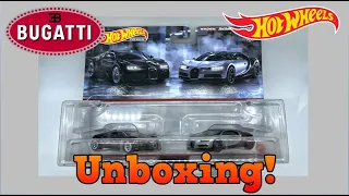 Hot Wheels Bugatti Two Pack Unboxing! Car Culture 2024