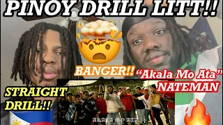 PINOY DRILL!!(Akala Mo Ata (OMV) - Nateman x Realest Cram x CK YG)REACTION