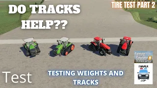 DO TRACKS HELP? - Farming Simulator 19 Test Video