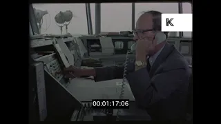 1960s, 1970s Air Traffic Control,  JFK Airport, HD from 35mm
