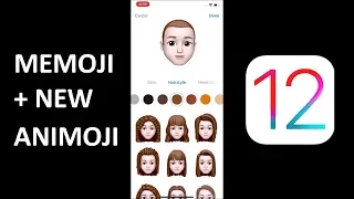 iOS Memoji & New Animojis iPhone X, XS & XR - How to Create!