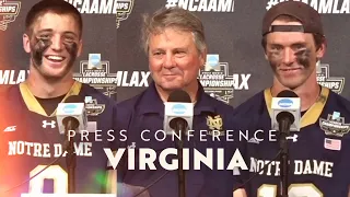 Virginia Postgame Press Conference (5.27.23) | Notre Dame Men’s Lacrosse