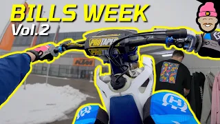 RIDING THROUGH THE KTM/HUSQVARNA FACTORY!! BILLS WEEK VOL.2