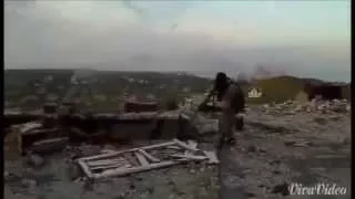 Уникальное событие Чеченский батальон имени Шейха Мансура кошмарит сепаров , Широкино
