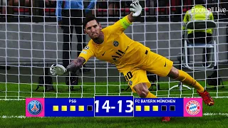 goalkeeper MESSI vs goalkeeper LEWANDOWSKI | Penalty Shootout | PSG vs Bayern Munich | PES 2021