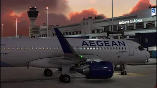 MSFS | Sofia - Athens | Aegean Airlines | A320neo