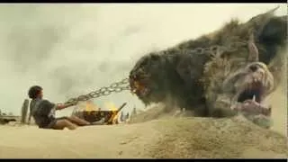 Perseus fights a monster in this clip from 'Wrath of the Titans'