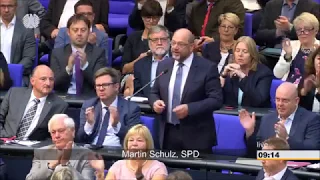 Martin Schulz spricht Klartext im Bundestag: "Mittel des Faschismus"