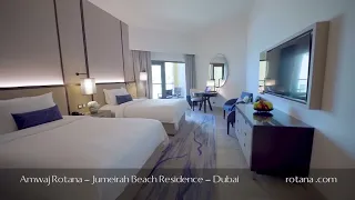 Rooms & Suites @ Amwaj Rotana Hotel at Jumeirah Beach Residence, Dubai, United Arab Emirates