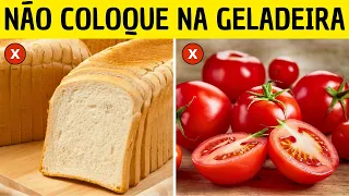 Esses 8 alimentos NÃO DEVEM ir para a geladeira