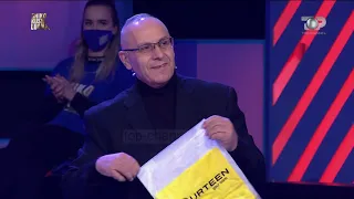 Ademi dhuron fanellat e Kombëtares së Kosovës në Shiko kush LUAN 4,16 Janar 2021, Entertainment Show