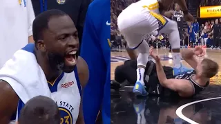 Draymond Green suspended for game 3 vs Kings for stepping on Domantas Sabonis