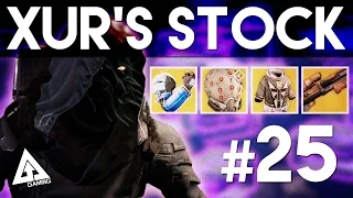 Destiny Xur Agent of the Nine Week #25 - NEW Exotic Armour and Weapons | February 27th