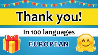 THANK YOU! 100 EUROPEAN LANGUAGES