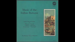 Music Of The Italian Baroque by The Baroque Trio Of Montreal. Disc 2