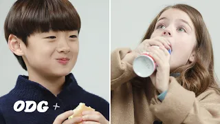 American Kid Share Her Favorite Food With Korean Kid | Hyunho&Carson EP5 (ENG Sub)