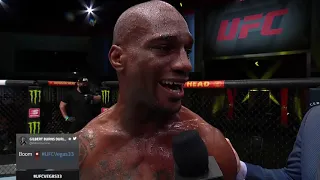 Jared Gooden Octagon Interview | UFC Vegas 33