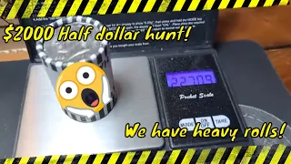 $2000 Half Dollar Hunt! Coin roll hunting halves! #apmex #bullion #silver #gold