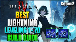 Season 2 Best Leveling Lightning Sorcerer Build Guide | Diablo 4
