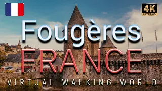 Fougères. France | The beautiful city in Bretagne 4K