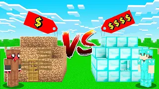 1$ EV VS 1000$ EV! 🏡 - Minecraft