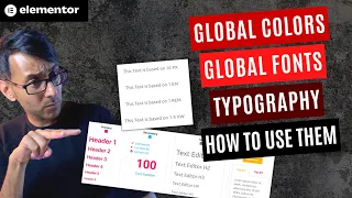 Global Color - Global Fonts - Typography - Root HTML REM - Elementor Wordpress Tutorial