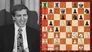 Bobby Fischer's CHESS MASTERPIECE after 20 years of inactivity - Game 1 vs Spassky, 1992 Match