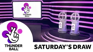 The National Lottery ‘Thunderball' draw results from Saturday 3rd August 2019