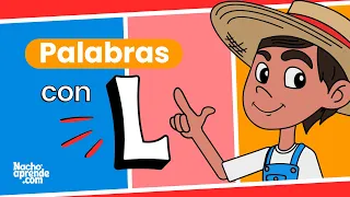 ✏️📚Palabras con la LETRA L - La l de LUNA - LECTURA INFANTIL - Lectura para niños