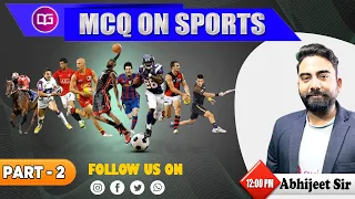 MCQs on Sports | Part - 2 | Current Affairs | Abhijeet Sir - Guidely