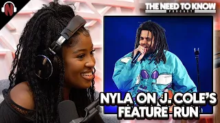 "They're Not J. Cole Records" | Nyla Symone DEFENDS J. Cole's Features With Lil Durk + Bas