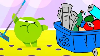 Om Nom Stories ⭐ ゴミの日 Garbage Day 🔮 Funny Cartoons For Kids ⭐ Super Toons TV アニメ