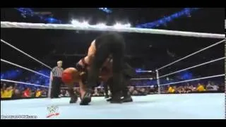 The Shield Triple Powerbomb Ryback - SmackDown - 4/25/14