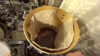 De Pinging a floor tom/Getting a great floor tom sound