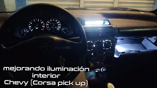 mejorando iluminación de todo el tablero Chevy (Corsa pick up)