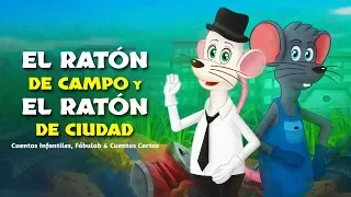 El Ratón de Campo y el Ratón de Ciudad fábula | Cuentos infantiles para dormir