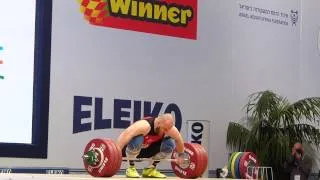 European Weightlifting Championships 2014 Dolega Marcin 192kg Snatch