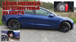 Räderwechsel bei meinem Tesla so geht's