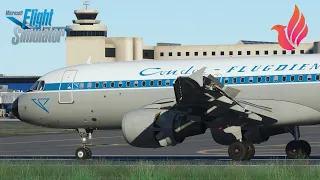 MSFS 2020 - FENIX A320 & FSRealistic Pro | Condor Retro landing in Palma de Mallorca