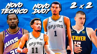 Suns de Técnico Novo, Trae Young no Spurs? + Rodada Playoffs